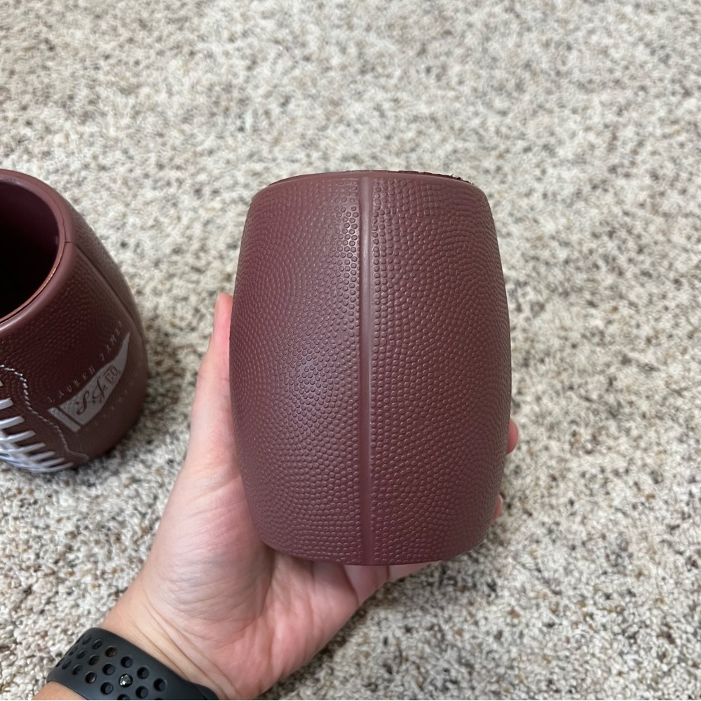 Lauren James Collegiate Football Shaped Coozie Set - Picture 3 of 5